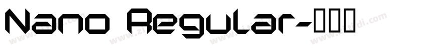 Nano Regular字体转换